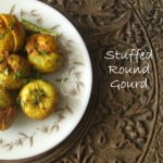 Stuffed Round Gourd with Lentil