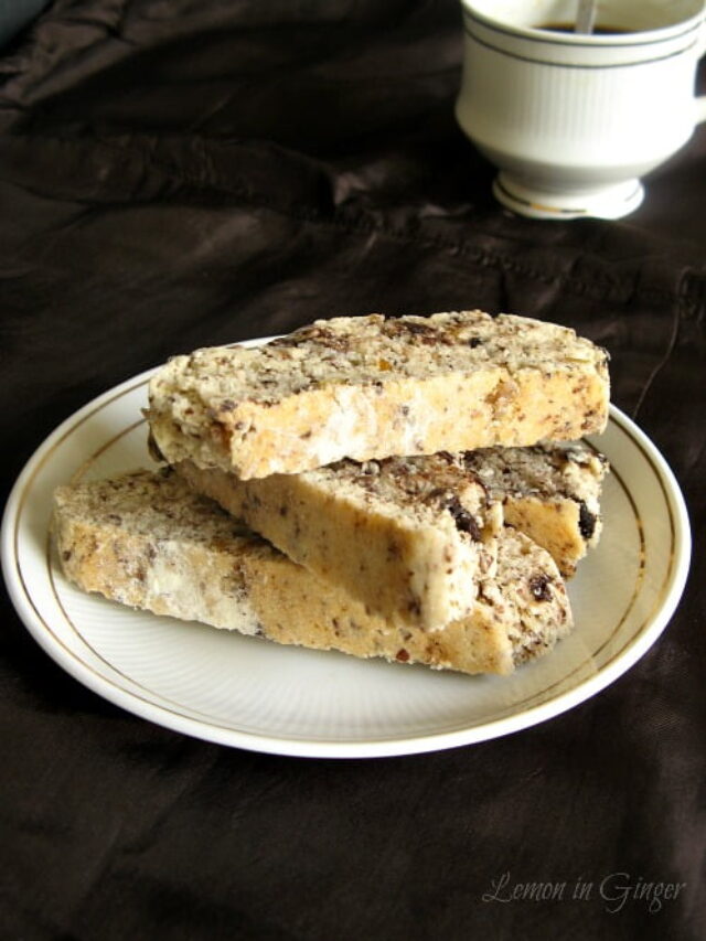 Chocolate Candied Ginger Biscotti Recipe