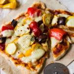 Roasted Vegetable Pizza with Par-Baked Crust