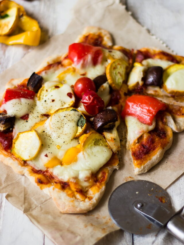 Roasted Vegetable Pizza Recipe