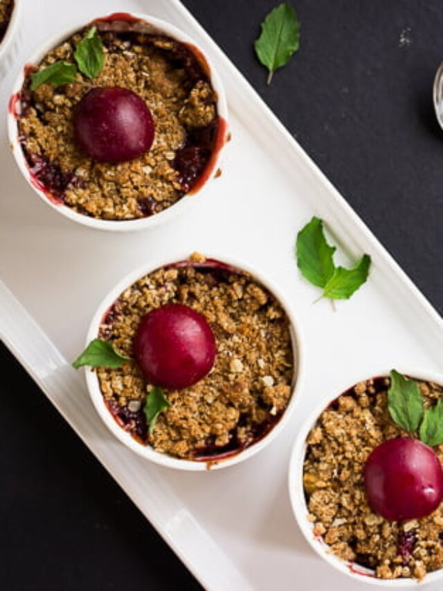 Plum and Apple Crumble Recipe
