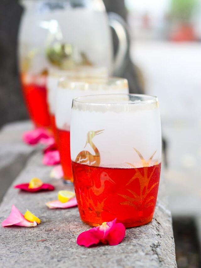 Homemade Rooh Afza Sharbat Recipe