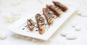 Candied Ginger Cherry Biscotti