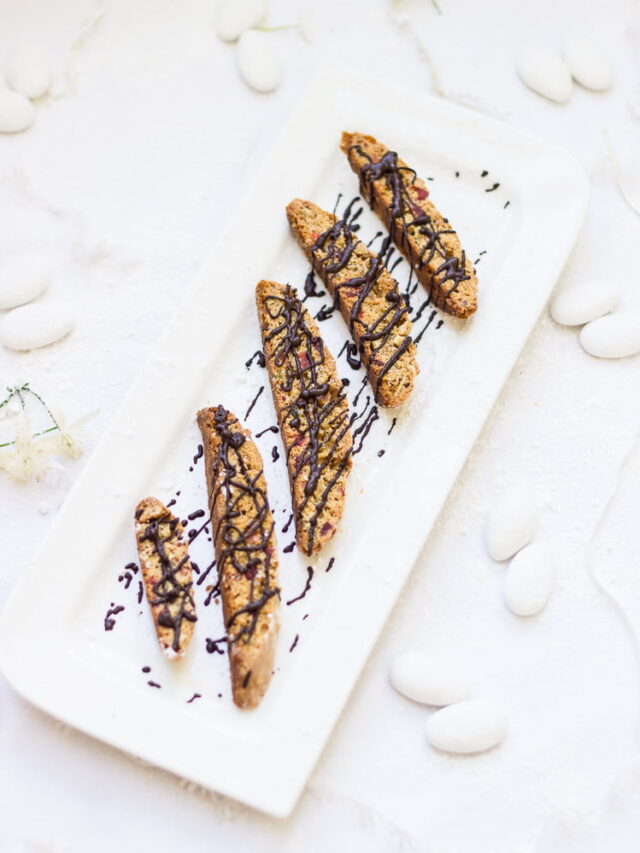 Candied Ginger Cherry Biscotti Recipe