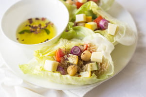 Brown Rice Lettuce Wraps