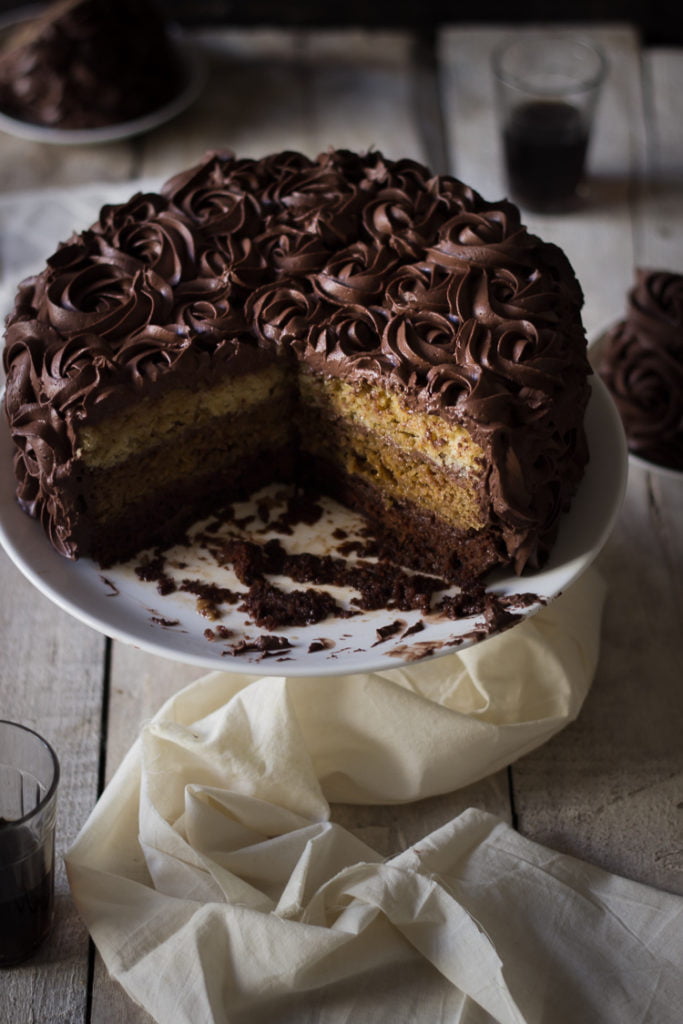 Ombre Tiramisu Cake 