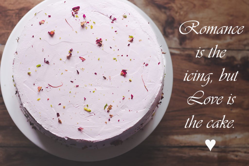 Delicious dried rose cake perfect for birthday party