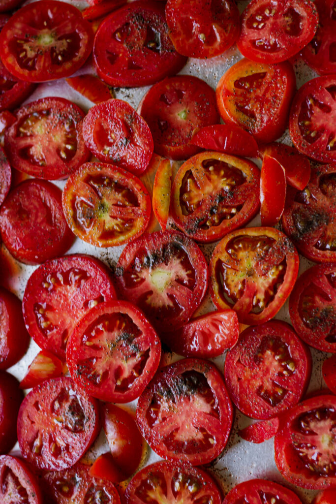 salt & black pepper for sundried Tomatoes